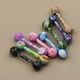 thumbnail image 3 of 8 Unids de material acero Inoxidable Lengua Tachas De Oreja Barra De Barbell Body Joyería Piercings De Oído, 3 of 8