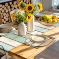 thumbnail image 4 of Beige Sage Green Texas Star Round 13 Inch Placemats Set of 4, Vintage Stars Wooden HeatResistant Non Slip Place Mats for Dining Table, Wipeable Braided Kitchen Table Mats for Housewarming, 4 of 9