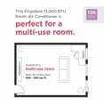thumbnail image 2 of Frigidaire 12,000 BTU 208/230-Volt Window Air Conditioner Cools 500 sq. ft. with Heater with Remote, White, 2 of 14