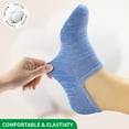 thumbnail image 2 of Mens No Show Socks, 8 Pairs Non Slip Ankle Socks for Men Low Cut Athletic Liner Sock for Loafer Flats Sneakers, 2 of 5
