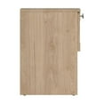 thumbnail image 4 of Tvilum Billund 1 Drawer Bedroom Nightstand for Adults, Jackson Hickory, 4 of 13