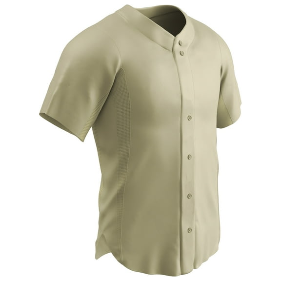 Champro Reliever Full-Button Baseball Jersey Beige