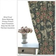 thumbnail image 5 of William Morris Floral Curtains, Watercolor Vintage Flower Art Style Room Windows Treatments for Bedroom Living Room, Boho Chic Green Floral Printed Drapes 2 Panel Sets,42x54 Inch, 5 of 6
