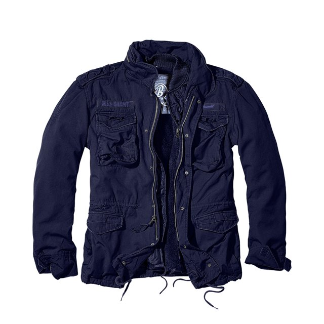 Build Your Brand - Chaqueta M65 Giant para Hombre (Marino) Build Your Brand UTRW8143_navy