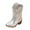 Y1-Silver, variant on newwalpole Toddler Little Boys Girls Cowboy Boots Kids Western Square Toe Riding Mid Calf Boots Light Pink for Size 11.5