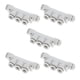 thumbnail image 1 of Conectores de aire de empuje únicos Bargains 5/16" cinco vías de línea de aire plástico 5 piezas tono blanco plateado, 1 of 1