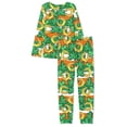 thumbnail image 5 of NETILGEN Golden Horseshoe Iron & Leaves Sleepwear for Women Pajama Set, Home Life Women Nightwear Pajama Sets, 2 Pcs Skin Friendly Thermal Pajama Sets for Women Soft, 5 of 6