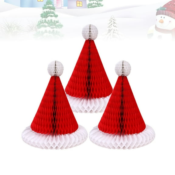 GOOHOCHY Holiday Party Decorations Assorted Decoration 3Pcs 9.8x9.8x12.2in
