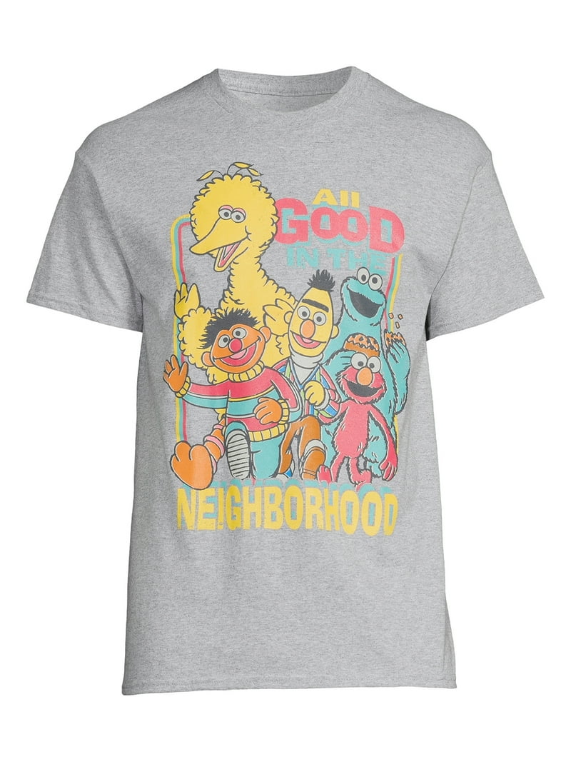 Sesame Street Men's Graphic Print Tee - Walmart.com
