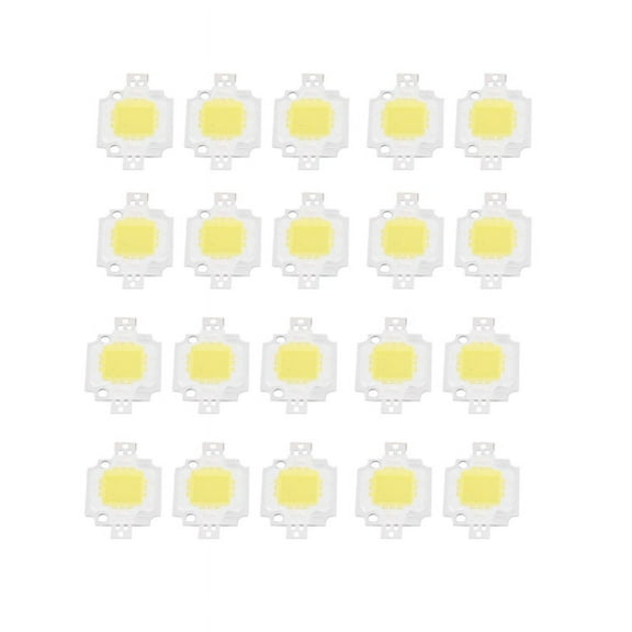 20PCS 10W LED Pure White High Power 1100LM LED Lamp SMD Chip light Bulb DC 9-12V