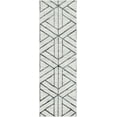 thumbnail image 2 of Rugs.com Lattice Trellis Collection Rug – 6 Ft Runner White Low-Pile Rug Perfect For Hallways, Entryways, 2 of 9