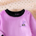 thumbnail image 5 of NIEWTR Toddler Baby Girl 2 Piece Outfit Set Long Sleeve Sweatshirt Tops Casual Pants Spring Fall Clothes Fall Winter Set Toddler Girl Outfit For 1t 2t 3t 4t 5t 6t,2-3 Years, 5 of 5