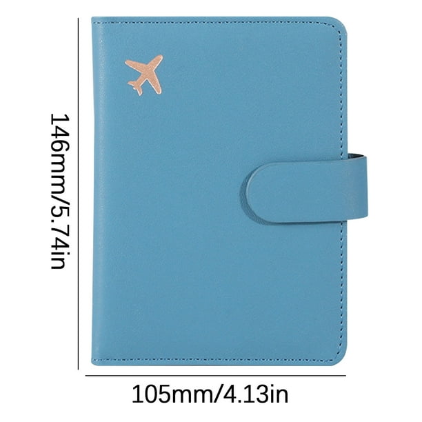Yhmxh Organizadores y almacenamiento Bolsa de cuero para pasaporte con múltiples ranuras para tarjetas y protector de documentos multifuncional. Almacenamiento de ducha Almacenamiento de juguetes