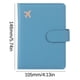 thumbnail image 2 of Bolsa de pasaporte de cuero con múltiples ranuras para tarjetas, protección multifuncional de identificación, cierre a presión, azul Yunshan, 2 of 2