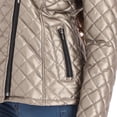 thumbnail image 3 of Chamarra Estilo Biker Capitonada con Cierre al Frente SHYLA T50997/TrendyGirl/Chamarra, 3 of 4