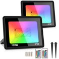 thumbnail image 1 of 2 Pack 220V RGB LED Floodlights\n2 Pack 220V RGB LED Flood Lights, 1 of 5