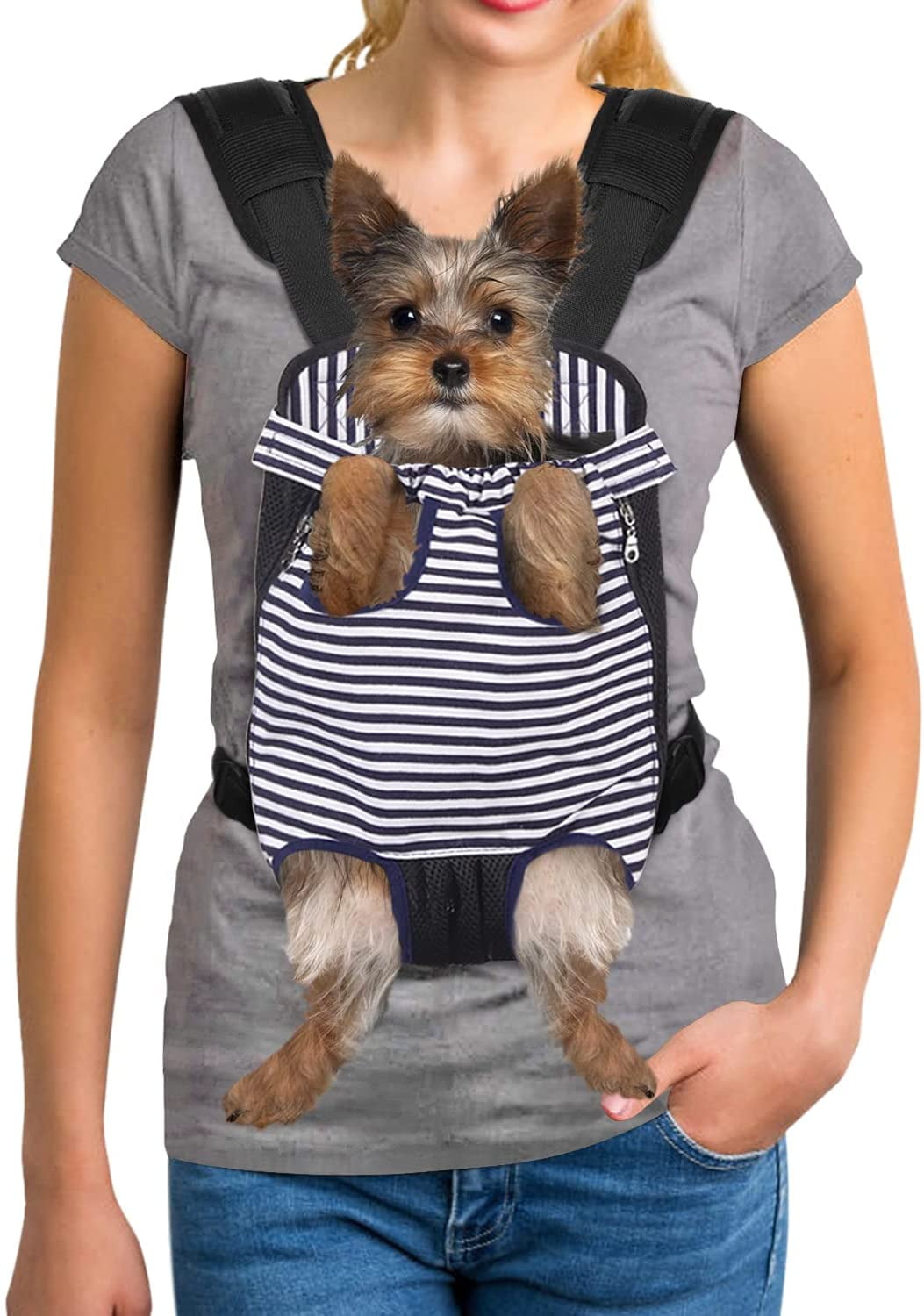 front carry dog backpack