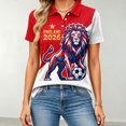 thumbnail image 5 of Women's Football Graphic T-Shirt, Women's Printed Short Sleeve Sports Top - Fashion Athletic Workout Shirt for Gym and Casual Wear for Soccer Tournament 2026 Watermelon Red Size: 3XL, 5 of 5