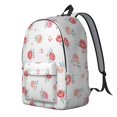 thumbnail image 2 of Pioneer Flower Floral Print Pattern Backpack for School, Cute School Bag with Adjustable Shoulder Straps and Padded Back, 15.7"x11.8"x5.5", 2 of 5