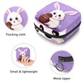 thumbnail image 3 of Easter Small Bag Period Bag Zipper Pouch Canvas Pouch with Zipper 4.7x6.6x6.6 in, Oxford Cloth Menstrual Pad Storage Bag, 3 of 6