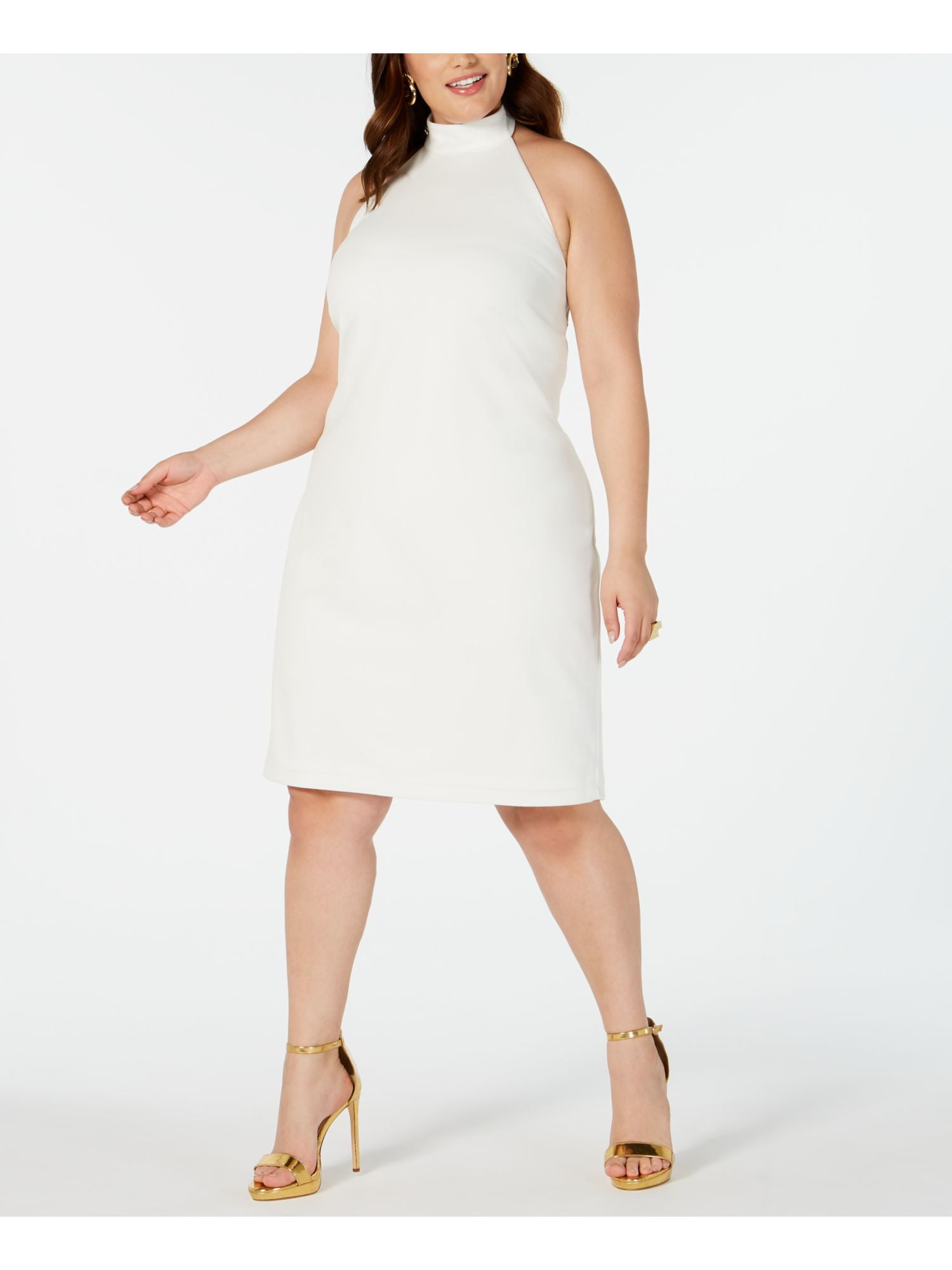 size 16 white cocktail dress