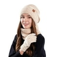thumbnail image 1 of TIWEKE Winter Knitted Scarf Set Thermal Soft Warm Lined for Cold Weather,Sizes One Size, 1 of 4