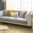 thumbnail image 4 of Velvet sofa cover, L shape sofa throws, corner sofa cover, ultra soft sofa protector, 4 of 8