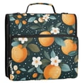 thumbnail image 5 of FORMRS Zipper Binder with Shoulder Strap 2-inch Ring 500 Sheet Capacity File Bag, Green Oranges, 5 of 5