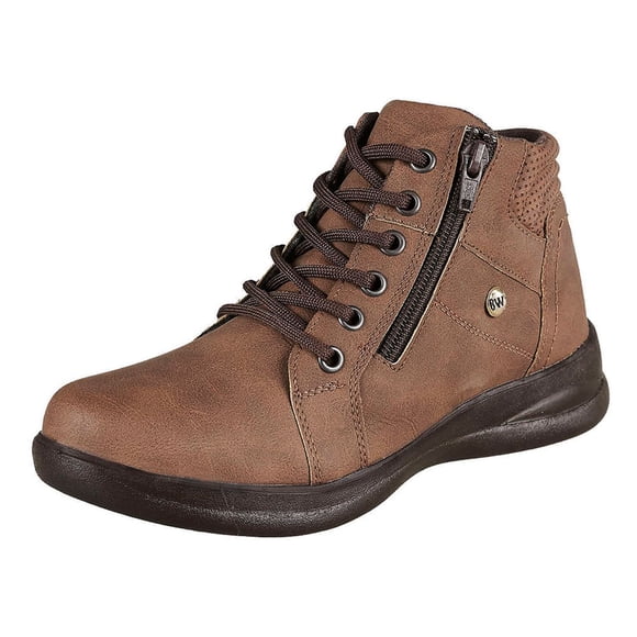 Botin Para Mujer CASTALIA Coñac con Detalle de cierre 614-76