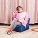thumbnail image 2 of Lindo sillón para Silla para con bolsa de frijoles para 6 en adelante, regalos de cumpleaños para y niñas Azul Yotijar Cubierta del sofá del asiento para niños, 2 of 4