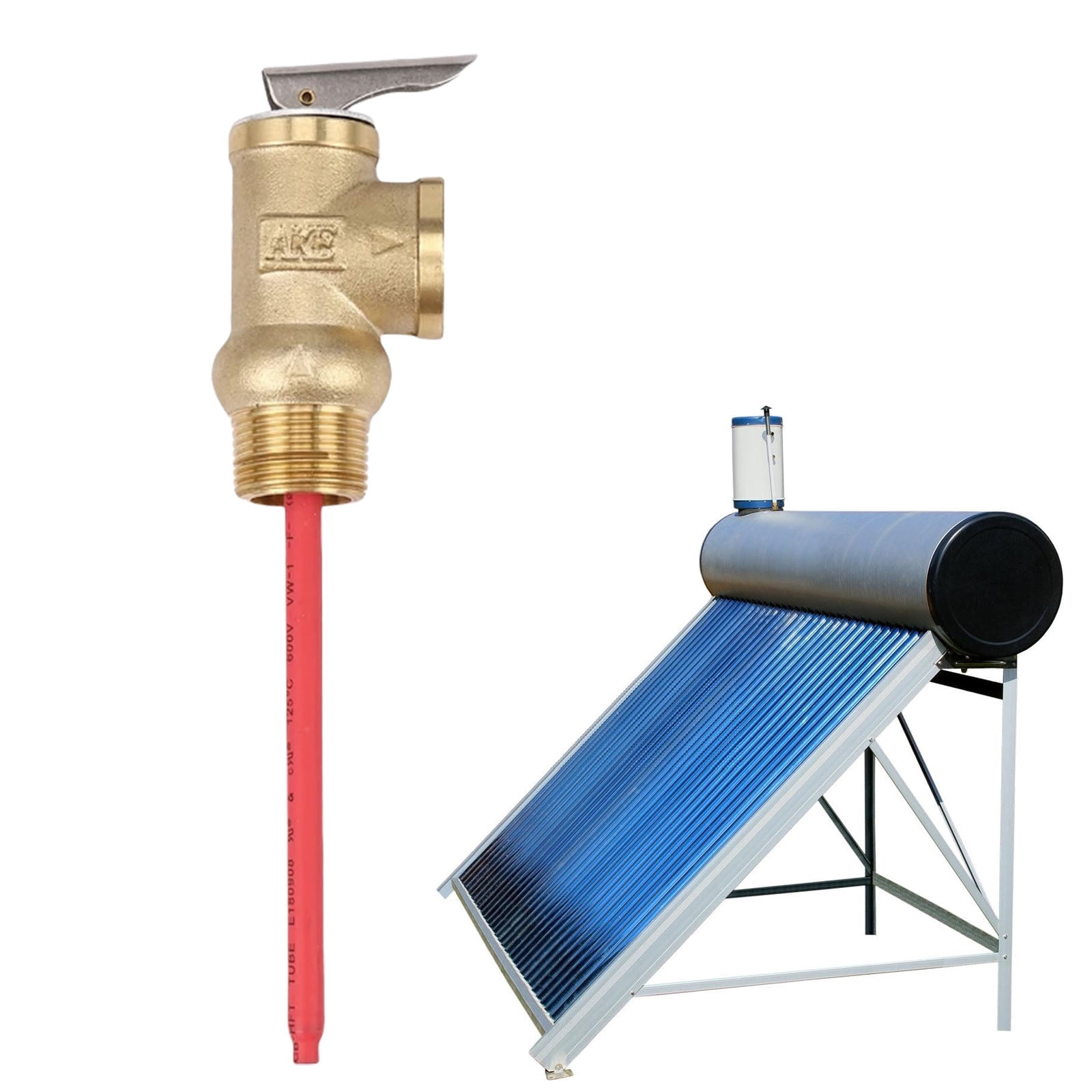 Essential Solar Water Heater Part Brass Texture Offer 0.7Mpa Pressure and 99℃ Temperature Resistance for Safe Operations