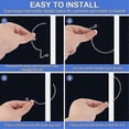 thumbnail image 4 of 30 Pcs Stainless Steel Monkey Hooks for Pictures No Nails Wall Hangers, 4 of 5