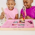 thumbnail image 6 of Melissa & Doug Abby and Emma Deluxe Magnetic Wooden Dress-Up Dolls Play Set (55+ pcs), 6 of 10