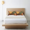 thumbnail image 6 of Yayeee Pillowcase Standard Size Set of 2 Satin Wrinkle Resistant Pillow Case, Colorful Autumn Leaves, 6 of 7