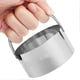 thumbnail image 4 of 5 Pcs Biscuit Cutter with Handle - Stainless Steel Round Circle Donut Cutter Cookie Cutter Baking M, 4 of 4