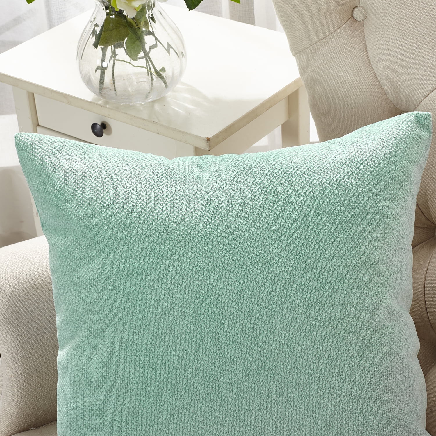 Home Soft Things Milliken Plush Throw Pillow Covers 2 Piece Set - Agate - 20" x 20"