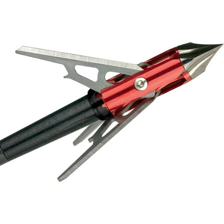 UPC: 0818322011808 | Rage Chisel 60100 Red 100 Grain 3 Blade Broadheads