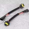 thumbnail image 5 of 2 uds H8 H9 H11 adaptador de conector de cable de enchufe de arnés de cableado para bombilla de luz antiniebla LED HID, modelo: 36, 5 of 5