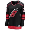 thumbnail image 2 of Women's Fanatics Alexander Nikishin Black Carolina Hurricanes Home Breakaway Jersey, 2 of 3