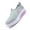 Grey, variant on Women's Platform Sneakers Thick Sole Casual Running Shoes Breathable Round Toe Lace Up Comfortable Walking Shoes,Size:7.5