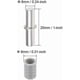 thumbnail image 3 of Shelf Bracket Pegs 6x25mm Stainless Steel Shelf Holder Support Pins for Cabinet Bookcase 10 Pcs, 3 of 4