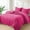 Pink, variant on Moonlight20015 2 Piece Quilt Set Ultrasonic Lightweight Microfiber Floral Pattern Pink Twin