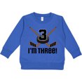 thumbnail image 2 of Inktastic 3rd Birthday Ice Hockey Sports Boys Party Toddler Sweatshirt, 2 of 4