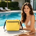 thumbnail image 5 of Waterproof Dry Bag for Travel, Beach & Gym - Durable PVC Zipper Storage with Detachable Strap & Crossbody Option Keeps Phone & Essentials Safe Yellow, 5 of 6