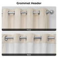 thumbnail image 5 of Half Price Drapes Alabaster Beige Grommet Signature Velvet Blackout Curtains(1 Panel),50WX 108L, 5 of 8
