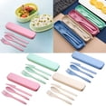 thumbnail image 1 of Reusable Spoon Cutlery Fork Children's Adult Portable Lunch Box Cutlery Set For Travel Picnic Camping Or Daily Use At School, 1 of 9