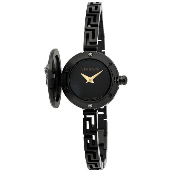 Versace Medusa Secret Quartz Black Dial Ladies Watch VEZ500321