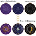 thumbnail image 3 of Kit de bordado Louise Maelys Tarot 3 con Sun Moon Evil Eye, 3 of 7