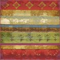 thumbnail image 1 of Unique Loom Outdoor Modern Fleur de Lis Rug 6' x 6' Square Multi/Ivory, 1 of 1