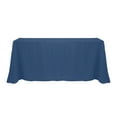 thumbnail image 1 of Ultimate Textile (10 Pack) 108 x 156-Inch Rectangular Polyester Linen Tablecloth with Rounded Corners - for Wedding, Restaurant or Banquet use, Wedgewood Blue, 1 of 4
